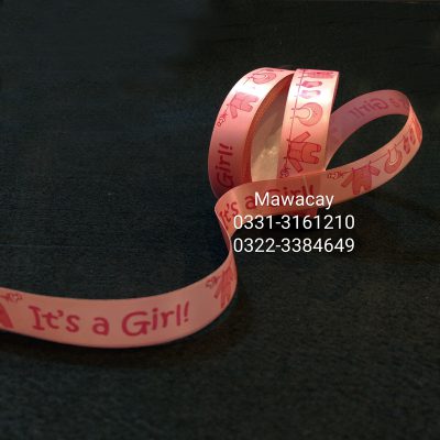its a girl ribbon-Its a girl lace-birth announcement ribbon